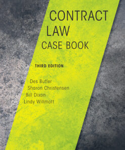 Contract Law Case Book 3rd Edition - Original PDF