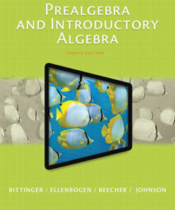 Prealgebra and Introductory Algebra 4th Edition - Original PDF