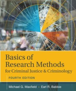 Basics of Research Methods for Criminal Justice and Criminology 4th Edition - Original PDF