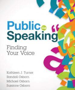 Public Speaking: Finding Your Voice 11th Edition - Original PDF
