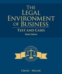 The Legal Environment of Business: Text and Cases 9th Edition - Original PDF