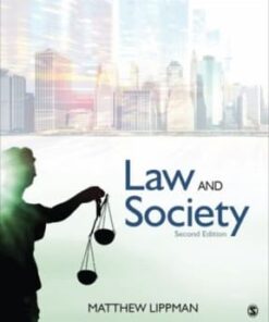 Law and Society 2nd edition by Matthew Lippman - Original PDF