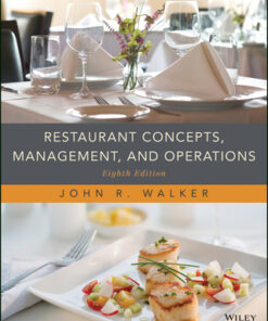 Restaurant Concepts, Management, and Operations 8th Edition - Original PDF