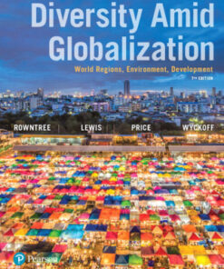 Diversity Amid Globalization: World Regions, Environment, Development 7th Edition - Original PDF