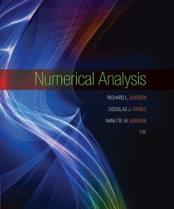 Numerical Analysis 10th Edition - Original PDF