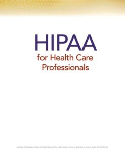 HIPAA for Health Care Professionals 2nd Edition - Original PDF