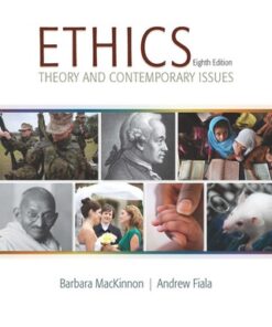 Ethics: Theory and Contemporary Issues 8th Edition - Original PDF