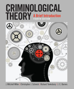Criminological Theory: A Brief Introduction 4th Edition - Original PDF