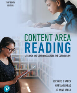 Content Area Reading Literacy and Learning Across the Curriculum 13th Edition - Original PDF