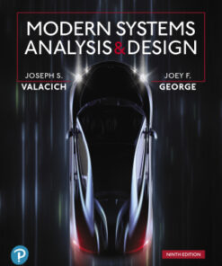 Modern Systems Analysis and Design 9th Edition - Original PDF