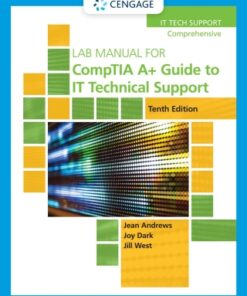 Lab Manual for CompTIA A Guide to IT Technical Support 10th Edition - Original PDF