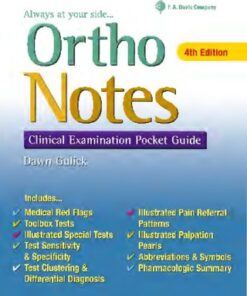 Ortho Notes, Clinical Examination Pocket Guide 4th Edition - Original PDF
