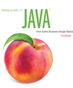 Starting Out with Java: From Control Structures through Objects 7th Edition - Original PDF