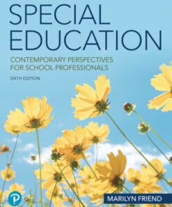 Special Education: Contemporary Perspectives for School Professionals 6th Edition - Original PDF