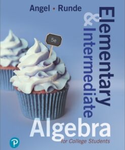 Elementary & Intermediate Algebra for College Students 5th Edition - Original PDF