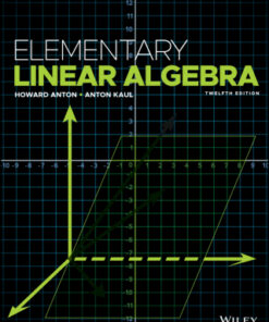 Elementary Linear Algebra 12th Edition - Original PDF