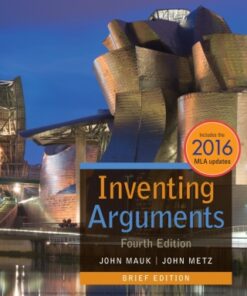 Inventing Arguments Brief Edition, 2016 MLA Update 4th Edition - Original PDF