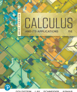 Calculus & Its Applications, Brief Version 15th Edition - Original PDF