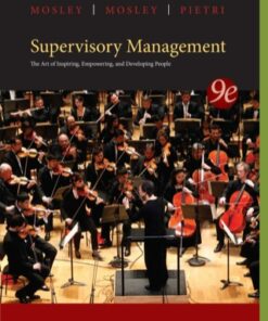 Supervisory Management 9th Edition - Original PDF