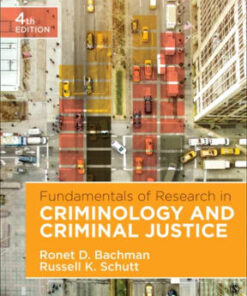 Fundamentals of Research in Criminology and Criminal Justice 4th edition - Original PDF
