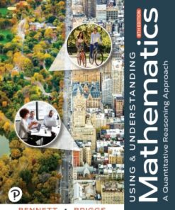 Using & Understanding Mathematics: A Quantitative Reasoning Approach 8th Edition - Original PDF