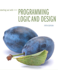 Starting Out with Programming Logic and Design 5th Edition - Original PDF