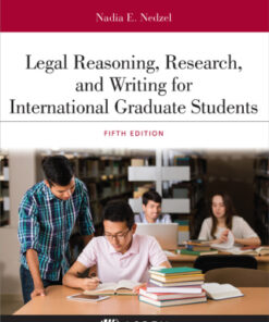 Legal Reasoning, Research, and Writing for International Graduate Students 5e 5th Edition - Original PDF