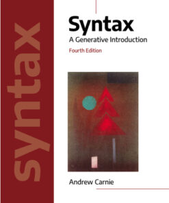 Syntax: A Generative Introduction 4e 4th Edition - Original PDF