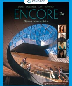 Encore Intermediate French, Student Edition: Niveau intermediaire 2e 2nd Edition - Original PDF
