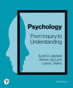 Psychology: From Inquiry to Understanding 5th Edition - Original PDF