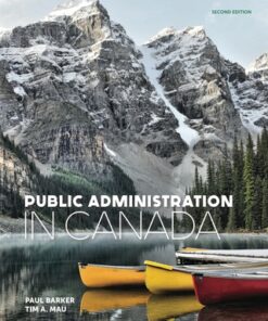 Public Administration in Canada 2nd Edition - Original PDF
