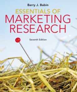Essentials of Marketing Research 7th Edition - Original PDF