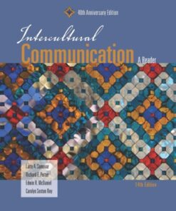 Intercultural Communication: A Reader 14th Edition - Original PDF