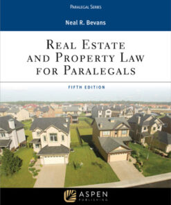 Real Estate and Property Law for Paralegals 5th Edition - Original PDF