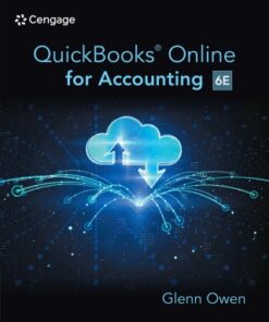 Using QuickBooks® Online for Accounting 2023 6th Edition - Original PDF