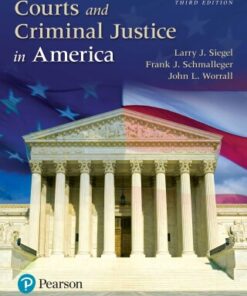 Courts and Criminal Justice in America 3rd Edition - Original PDF