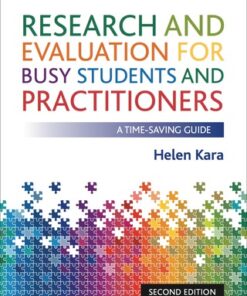 Research and Evaluation for Busy Students and Practitioners: A Time-Saving Guide 3rd Edition - Original PDF