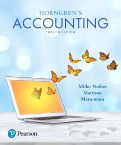 Horngren's Accounting 12th Edition - Original PDF