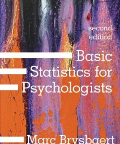 Basic Statistics for Psychologists 2nd Edition - Original PDF
