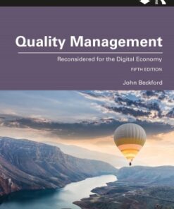 Quality Management: Reconsidered for the Digital Economy 5th Edition - Original PDF