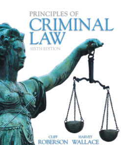 Principles of Criminal Law 6th Edition - Original PDF