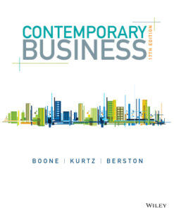 Contemporary Business 17th Edition - Original PDF