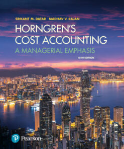 Horngren's Cost Accounting 16th Edition - Original PDF