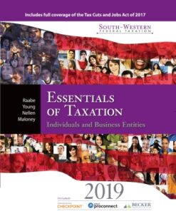 South-Western Federal Taxation 2019: Essentials of Taxation: Individuals and Business Entities 22nd Edition - Original PDF