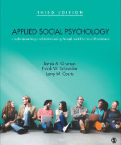 Applied Social Psychology: Understanding and Addressing Social and Practical Problems 3rd Edition - Original PDF