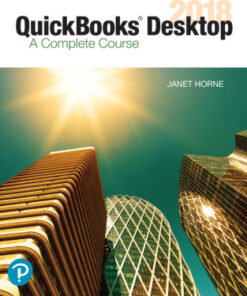 QuickBooks Desktop 2018: A Complete Course 17th Edition - Original PDF