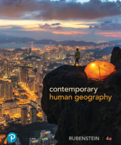 Contemporary Human Geography 4th Edition - Original PDF