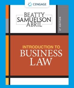 Introduction to Business Law 6th Edition - Original PDF