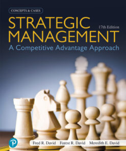 Strategic Management: A Competitive Advantage Approach, Concepts and Cases 17th Edition - Original PDF