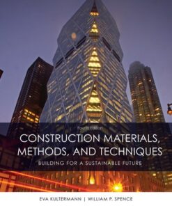 Construction Materials, Methods and Techniques 4th Edition - Original PDF